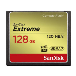 SanDisk Extreme 128GB CompactFlash Memory Card (SDCFXSB-128G-G46) SanDisk Extreme 128GB CompactFlash Memory Card (SDCFXSB-128G-G46)