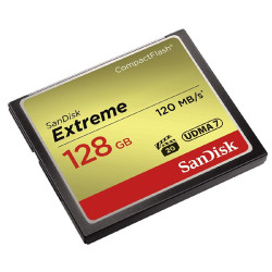 SanDisk Extreme 128GB CompactFlash Memory Card (SDCFXSB-128G-G46) SanDisk Extreme 128GB CompactFlash Memory Card (SDCFXSB-128G-G46)