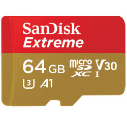 SanDisk Extreme microSDXC UHS-I Card (SDSQXA2-064G-GN6MA) SanDisk Extreme microSDXC UHS-I Card (SDSQXA2-064G-GN6MA)