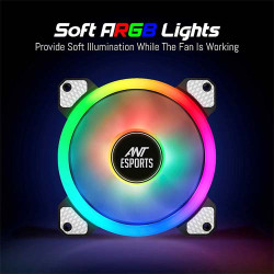 Ant Esports Superflow 120 Auto RGB V2 1200 RPM Case Fan Ant Esports Superflow 120 Auto RGB V2 1200 RPM Case Fan