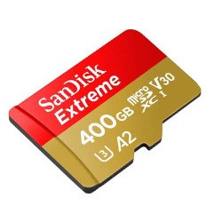 SanDisk Extreme 400GB MicroSD UHS-I Card (SDSQXA1-400G-GN6MA) SanDisk Extreme 400GB MicroSD UHS-I Card (SDSQXA1-400G-GN6MA)