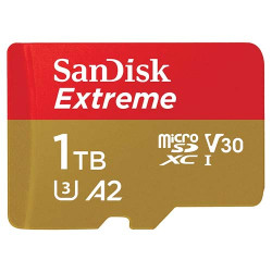 SanDisk Extreme 1TB MicroSD UHS-I Card (SDSQXA1-1T00-GN6MA) SanDisk Extreme 1TB MicroSD UHS-I Card (SDSQXA1-1T00-GN6MA)