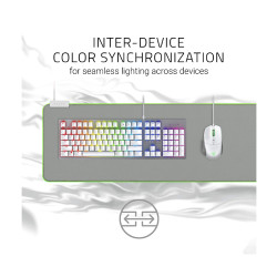 Razer Goliathus Extended Chroma Soft Gaming Mouse Mat with Chroma - Mercury (RZ02-02500314-R3M1) Razer Goliathus Extended Chroma Soft Gaming Mouse Mat with Chroma - Mercury (RZ02-02500314-R3M1)