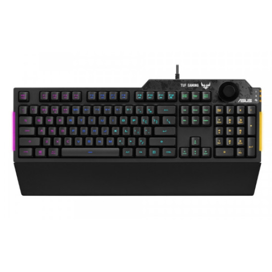 Asus TUF GAMING K1 RGB Keyboard with Dedicated Volume Knob (TUF-GAMING-K1) Asus TUF GAMING K1 RGB Keyboard with Dedicated Volume Knob (TUF-GAMING-K1)