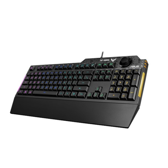 Asus TUF GAMING K1 RGB Keyboard with Dedicated Volume Knob (TUF-GAMING-K1) Asus TUF GAMING K1 RGB Keyboard with Dedicated Volume Knob (TUF-GAMING-K1)