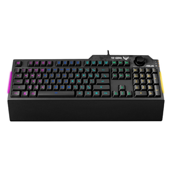 Asus TUF GAMING K1 RGB Keyboard with Dedicated Volume Knob (TUF-GAMING-K1) Asus TUF GAMING K1 RGB Keyboard with Dedicated Volume Knob (TUF-GAMING-K1)