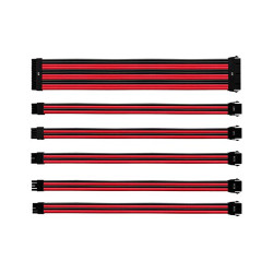 Cooler Master Colored Extension Cable Kit - Red and Black (CMA-NEST16RDBK1-GL) Cooler Master Colored Extension Cable Kit - Red and Black (CMA-NEST16RDBK1-GL)