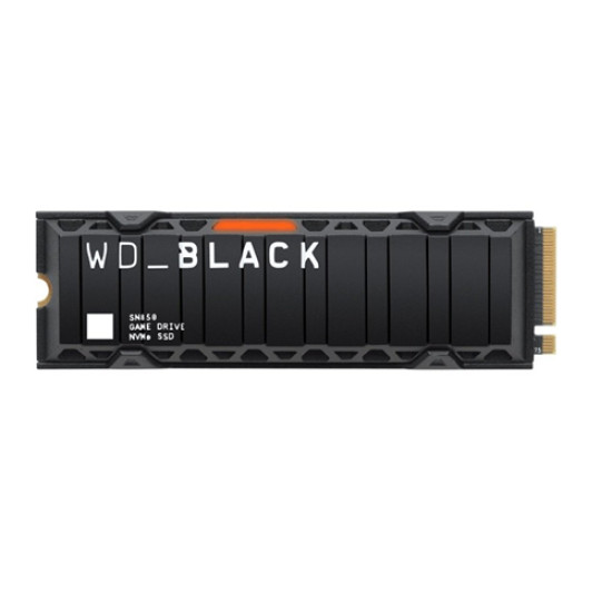 Western Digital Black SN850 2TB NVMe M.2 Internal Solid State Drive - With Heatsink (WDS200T1XHE)