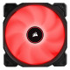 Corsair Air Series AF120 LED (2018) Red 120mm Fan Single Pack (CO-9050080-WW)