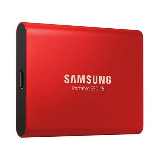 Samsung T5 Portable 500GB USB 3.1 External Solid State Drive - Red (MU-PA500R-WW)