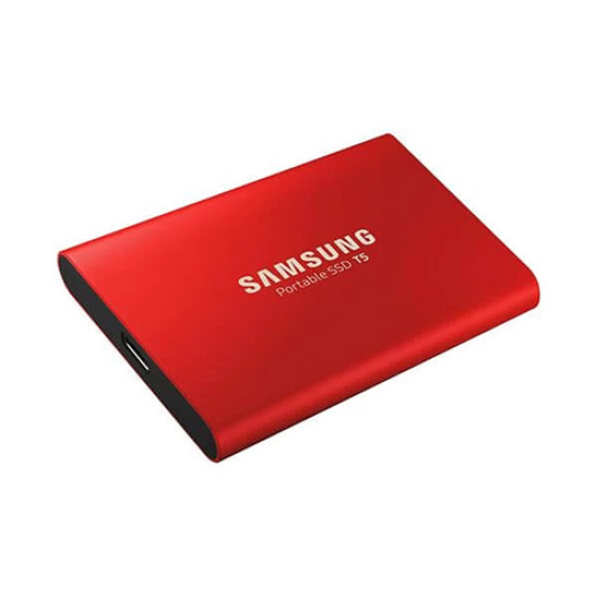 Samsung T5 Portable 500GB USB 3.1 External Solid State Drive - Red (MU-PA500R-WW)