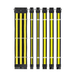 Ant Esports MODPRO Sleeve Cable Kit 30 CM Extension Cable (Yellow – Black) Ant Esports MODPRO Sleeve Cable Kit 30 CM Extension Cable (Yellow – Black)