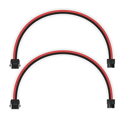 Ant Esports MODPRO Sleeve Cable Kit 30 CM Extension Cable (White – Red – Black) Ant Esports MODPRO Sleeve Cable Kit 30 CM Extension Cable (White – Red – Black)