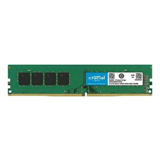 Crucial Basics 8GB DDR4 2666MHz Desktop Memory (CB8GU2666) Crucial Basics 8GB DDR4 2666MHz Desktop Memory (CB8GU2666)