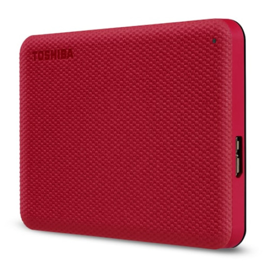 Toshiba Canvio Advance 2TB USB 3.2 Portable External Hard Drive Red (HDTCA20AR3AA)
