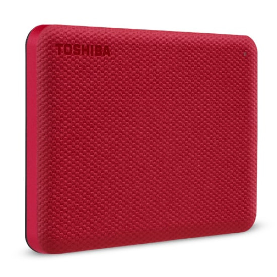 Toshiba Canvio Advance 2TB USB 3.2 Portable External Hard Drive Red (HDTCA20AR3AA)