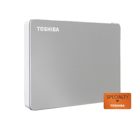 Toshiba Canvio Flex 1TB USB 3.2 Gen 1 External Portable Hard Drive Silver (HDTX110ASCAA)