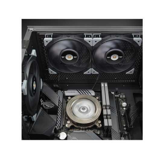 Thermaltake TOUGHFAN 12 High Static Pressure Radiator 2 Fan Pack (CL-F082-PL12BL-A) Thermaltake TOUGHFAN 12 High Static Pressure Radiator 2 Fan Pack (CL-F082-PL12BL-A)