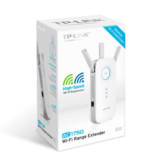TP Link RE450 AC1750 Wi-Fi Range Extender TP Link RE450 AC1750 Wi-Fi Range Extender