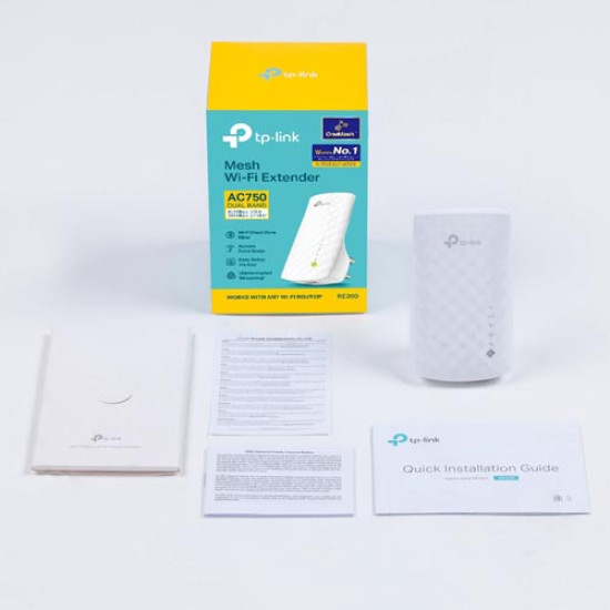 TP Link RE200 AC750 Wi-Fi Range Extender TP Link RE200 AC750 Wi-Fi Range Extender