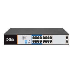 D Link 16 Port PoE Switch (DGS-F1018P-E) D Link 16 Port PoE Switch (DGS-F1018P-E)