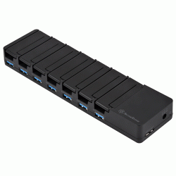 SilverStone 7 Port Active USB Hub (SST-UC03B-PRO) SilverStone 7 Port Active USB Hub (SST-UC03B-PRO)