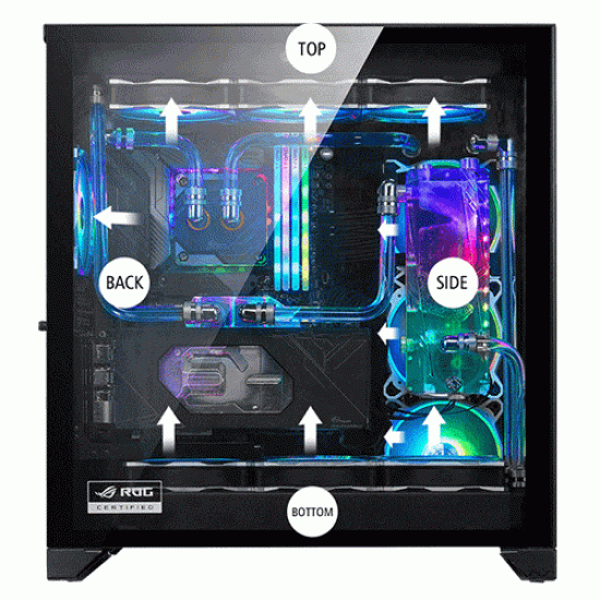 Lian Li PC-O11 Dynamic XL ROG Tower Chassis Black (G99.O11DXL-X.IN) Lian Li PC-O11 Dynamic XL ROG Tower Chassis Black (G99.O11DXL-X.IN)