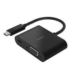 Belkin USB-C to VGA + Charge Adapter (AVC001BTBK) Belkin USB-C to VGA + Charge Adapter (AVC001BTBK)