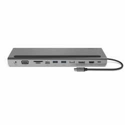 Belkin 11-in-1 Multiport USB-C Dock for PC and Mac (INC004BTSGY) Belkin 11-in-1 Multiport USB-C Dock for PC and Mac (INC004BTSGY)