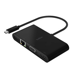 Belkin USB-C Multimedia + Charge Adapter 100W (AVC004btBK) Belkin USB-C Multimedia + Charge Adapter 100W (AVC004btBK)