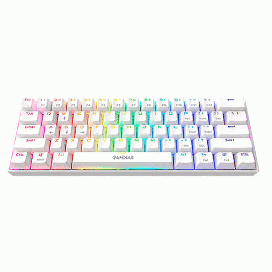 Gamdias Hermes E3 RGB Wired USB Gaming Keyboard Blue Switches (White) Gamdias Hermes E3 RGB Wired USB Gaming Keyboard Blue Switches (White)