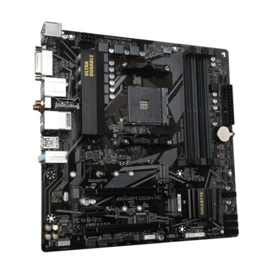 Gigabyte B550M DS3H AC AMD Motherboard Gigabyte B550M DS3H AC AMD Motherboard