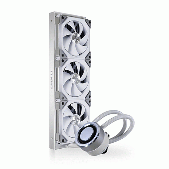 Lian Li Galahad 360 AIO UNI FAN SL Edition CPU Cooler - White (G89.GA360SLA.IN)