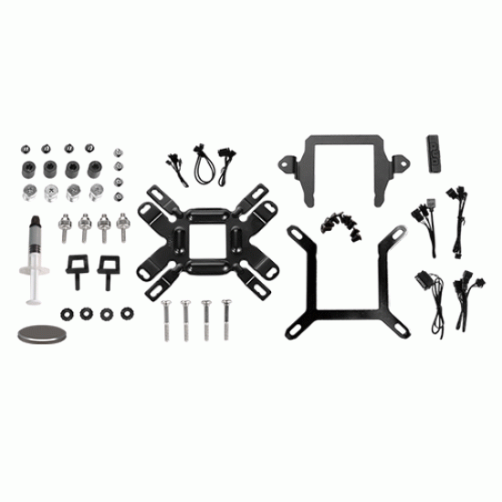 Lian Li Galahad 360 AIO UNI FAN SL Edition CPU Cooler - White (G89.GA360SLA.IN)