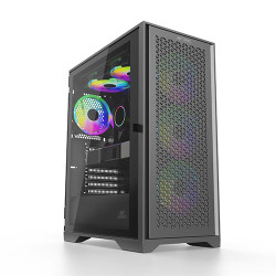 Ant Esports ICE-4000 RGB Black Mid Tower Gaming Cabinet Ant Esports ICE-4000 RGB Black Mid Tower Gaming Cabinet