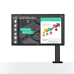 LG 27 QHD Ergo IPS Monitor with USB Type-C (27QN880)