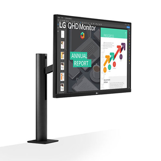 LG 27 QHD Ergo IPS Monitor with USB Type-C (27QN880) LG 27 QHD Ergo IPS Monitor with USB Type-C (27QN880)