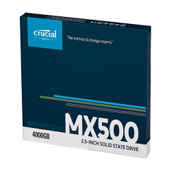 Crucial MX500 4TB 3D NAND SATA Internal SSD ( CT4000MX500SSD1 ) Crucial MX500 4TB 3D NAND SATA Internal SSD ( CT4000MX500SSD1 )