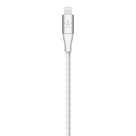 Belkin BOOST CHARGE 2m Braided USB-C to Lightning Cable - White (CAA004bt2MWH)
