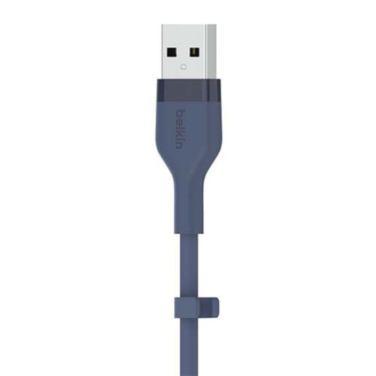 Belkin BOOST CHARGE Flex USB-A Cable with Lightning Connector - Blue (CAA008bt1MBL)