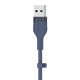 Belkin BOOST CHARGE Flex USB-A Cable with Lightning Connector - Blue (CAA008bt1MBL)