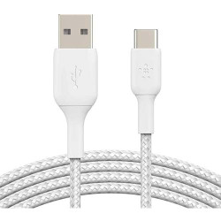 Belkin BOOST CHARGE Braided USB-C to USB-A Cable - 15cm - Black (CAB002BT1MWH)