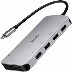 Rapoo XD200C 10 in 1 Multifunction Adapter Rapoo XD200C 10 in 1 Multifunction Adapter