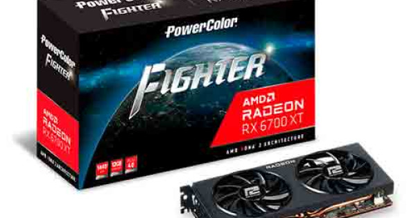 Powercolor Fighter AMD Radeon RX 6700 XT 12GB GDDR6 (AXRX 6700 XT 
