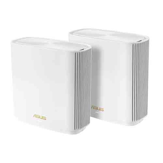 ASUS ZenWiFi AX (XT8) White AX6600 Whole-Home Tri-band Mesh WiFi 6 System -  2 Pack (XT8-WHITE-2PK)