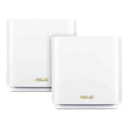 ASUS ZenWiFi AX (XT8) White AX6600 Whole-Home Tri-band Mesh WiFi 6 System -  2 Pack (XT8-WHITE-2PK) ASUS ZenWiFi AX (XT8) White AX6600 Whole-Home Tri-band Mesh WiFi 6 System -  2 Pack (XT8-WHITE-2PK)