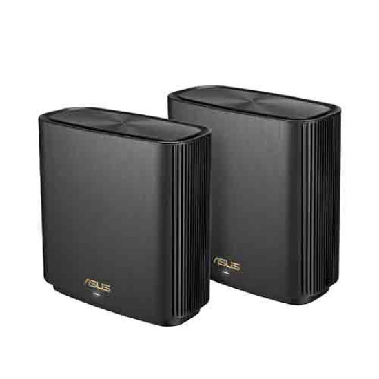 ASUS ZenWiFi AX (XT8) Black AX6600 Whole-Home Tri-band Mesh WiFi 6 System - 2 Pack (XT8-BLACK-2PK) ASUS ZenWiFi AX (XT8) Black AX6600 Whole-Home Tri-band Mesh WiFi 6 System - 2 Pack (XT8-BLACK-2PK)