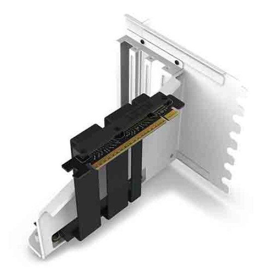 NZXT Vertical GPU Mounting Kit - GPU Holder and PCIe 4.0 Riser Cable - White (AB-RH175-W1)