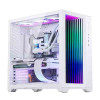 Phanteks Chassis M.G. NEO Qube 2 Infinity Mirror DRGB Mid Tower Case - White (MG-NE620QI-DWT02)