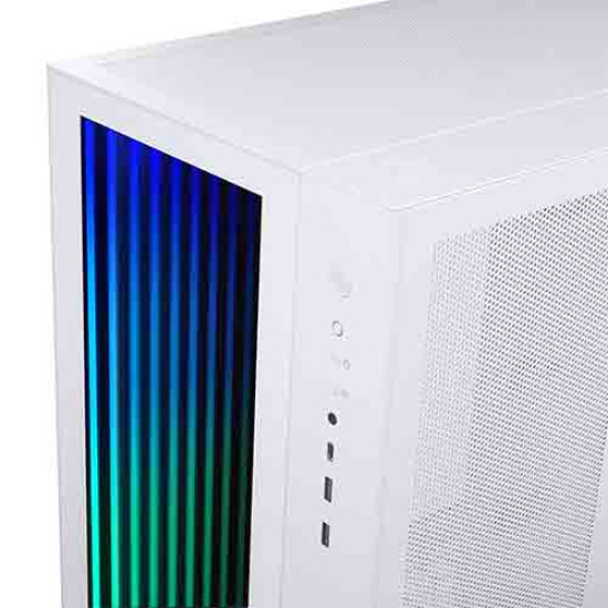 Phanteks Chassis M.G. NEO Qube 2 Infinity Mirror DRGB Mid Tower Case - White (MG-NE620QI-DWT02)